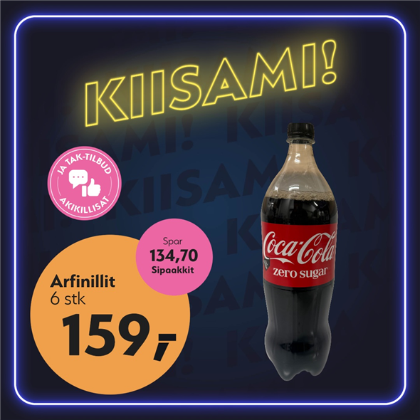 Coca cola zero 1,5 liter