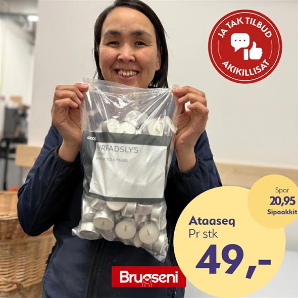 fyrfadslys med 100stk