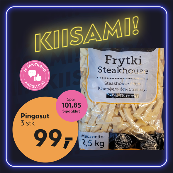 Steakhouse Pommes Frites 2,5kg